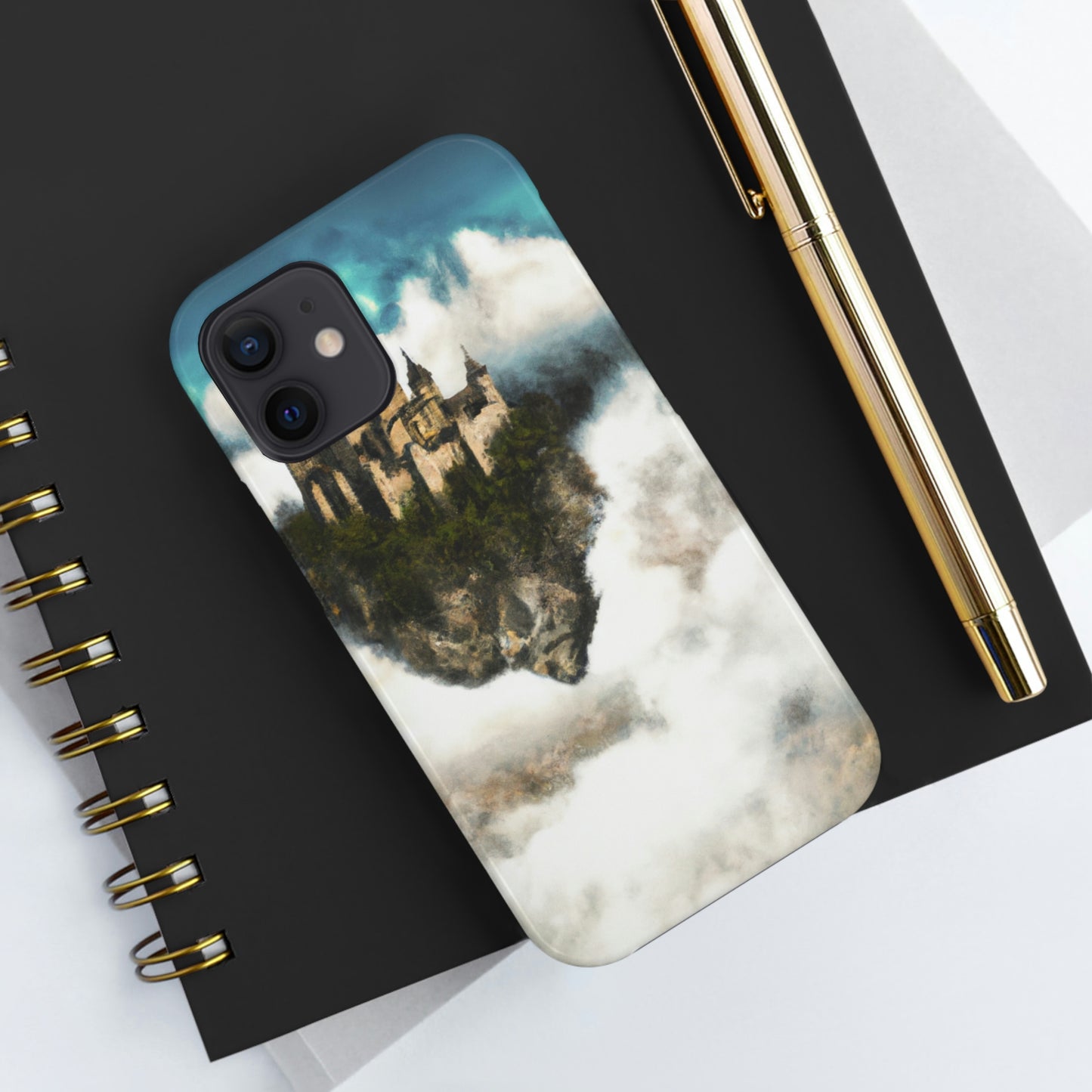 Mystic Castle in the Sky - Die Alien Tough Phone Cases