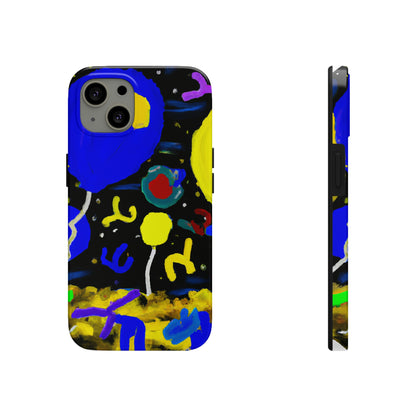 "A Starry Night Rainbow" - The Alien Tough Phone Cases