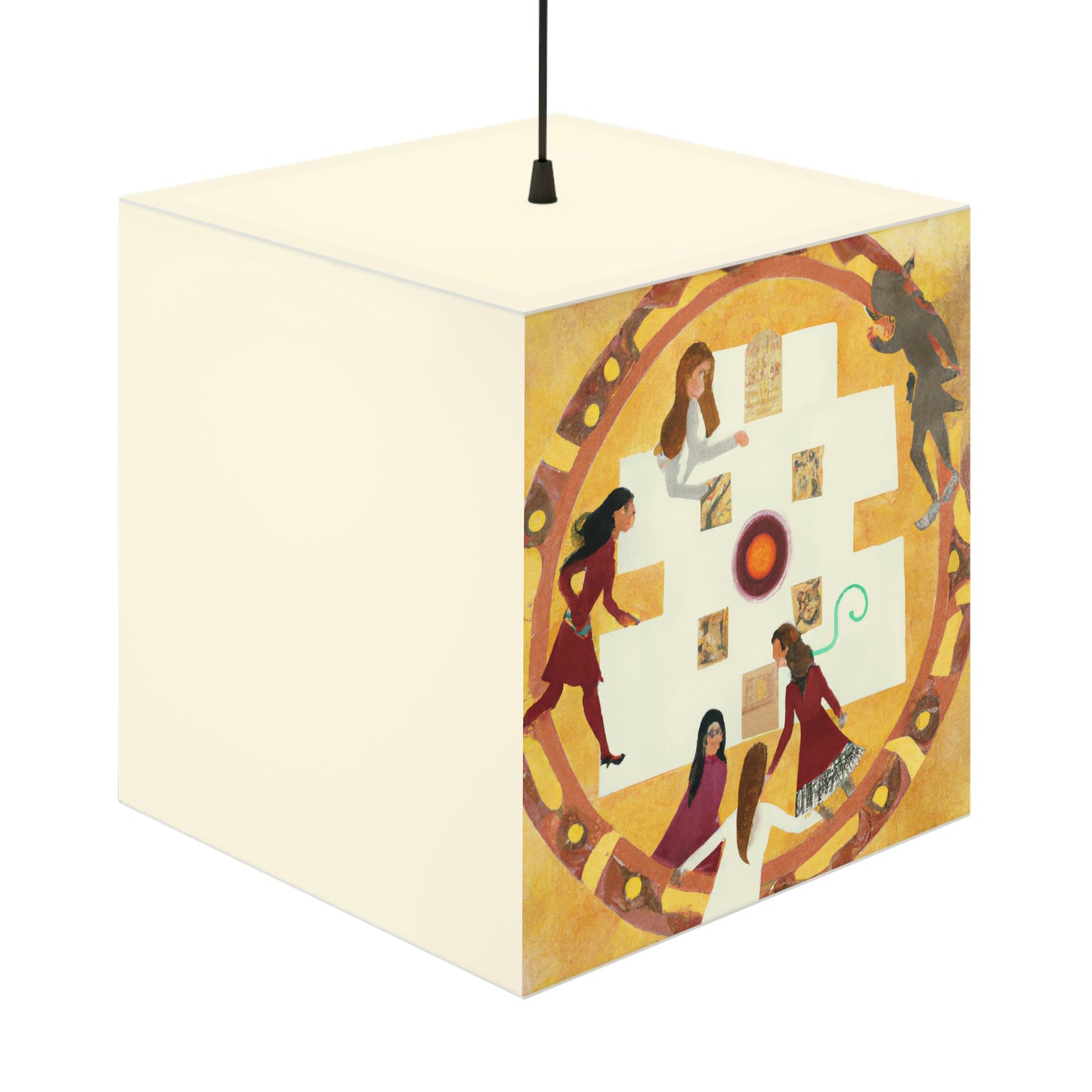 The Castle Caper: A Battle of Wits and Adventure - The Alien Light Cube Lamp