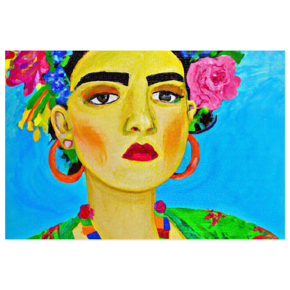 "Fierce and Free: Un tributo a las mujeres mexicanas inspirado en Frida Kahlo" - The Alien Jigsaw Puzzle