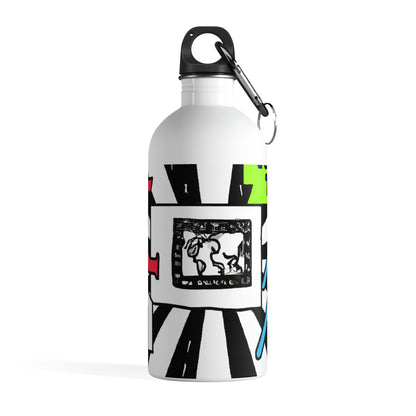 Saving Tomorrow: A Time-Traveling Adventure - The Alien Stainless Steel Water Bottle