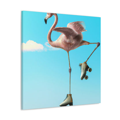 "Flamingo Skates!" - The Alien Canva