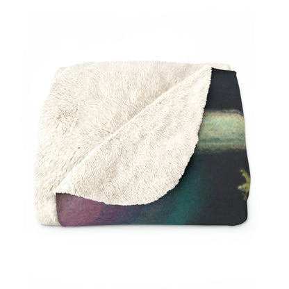 "A Sea of Diamonds in the Night" - The Alien Sherpa Fleece Blanket