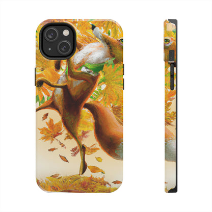 "Autumnal Adventure: A Fox's Mischief" - The Alien Tough Phone Cases