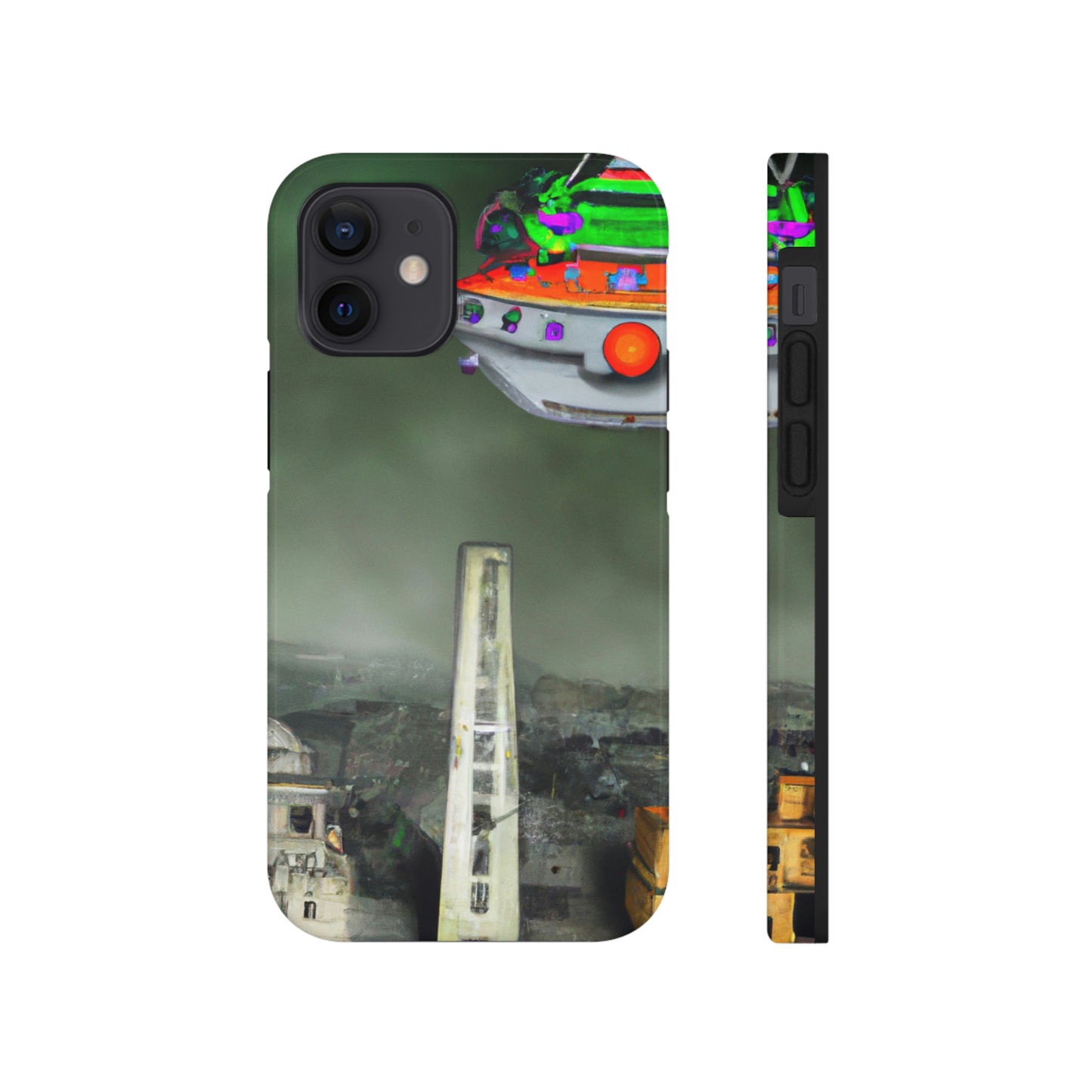 "Rätsel in den Ruinen" - Die Alien Tough Phone Cases