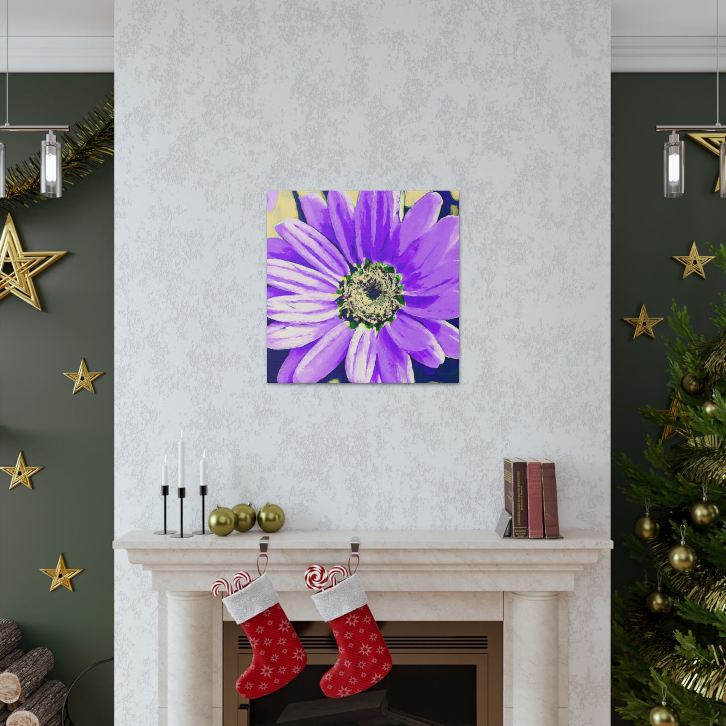 Purple Petals Popping: Create an Eye-Catching Daisy-Rose Fusion - The Alien Canva