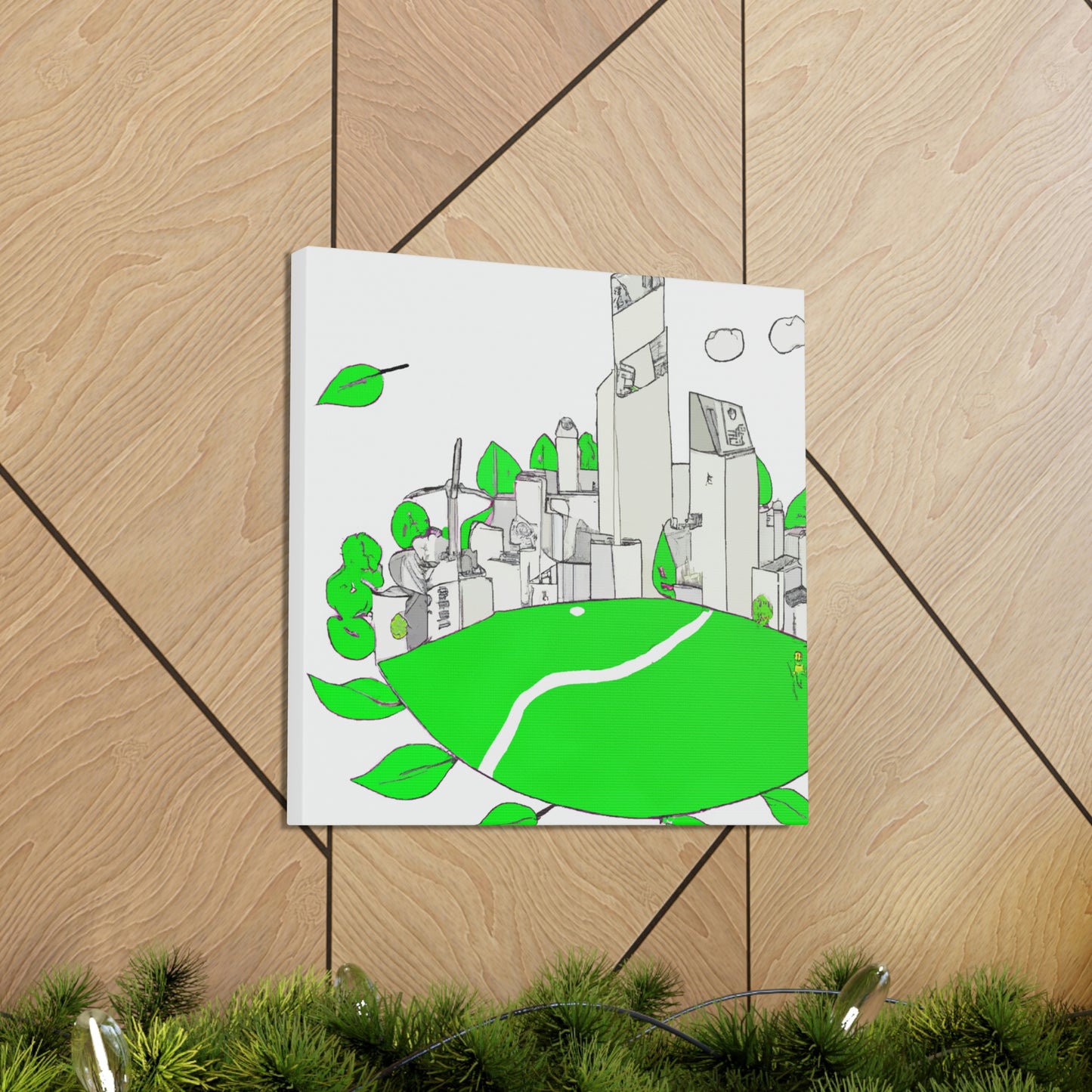 "Building A Better Tomorrow: Designing a Sustainable City of the Future" - The Alien Canva