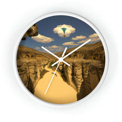 "Feline Flight Over the Grand Gulch" - The Alien Wall Clock