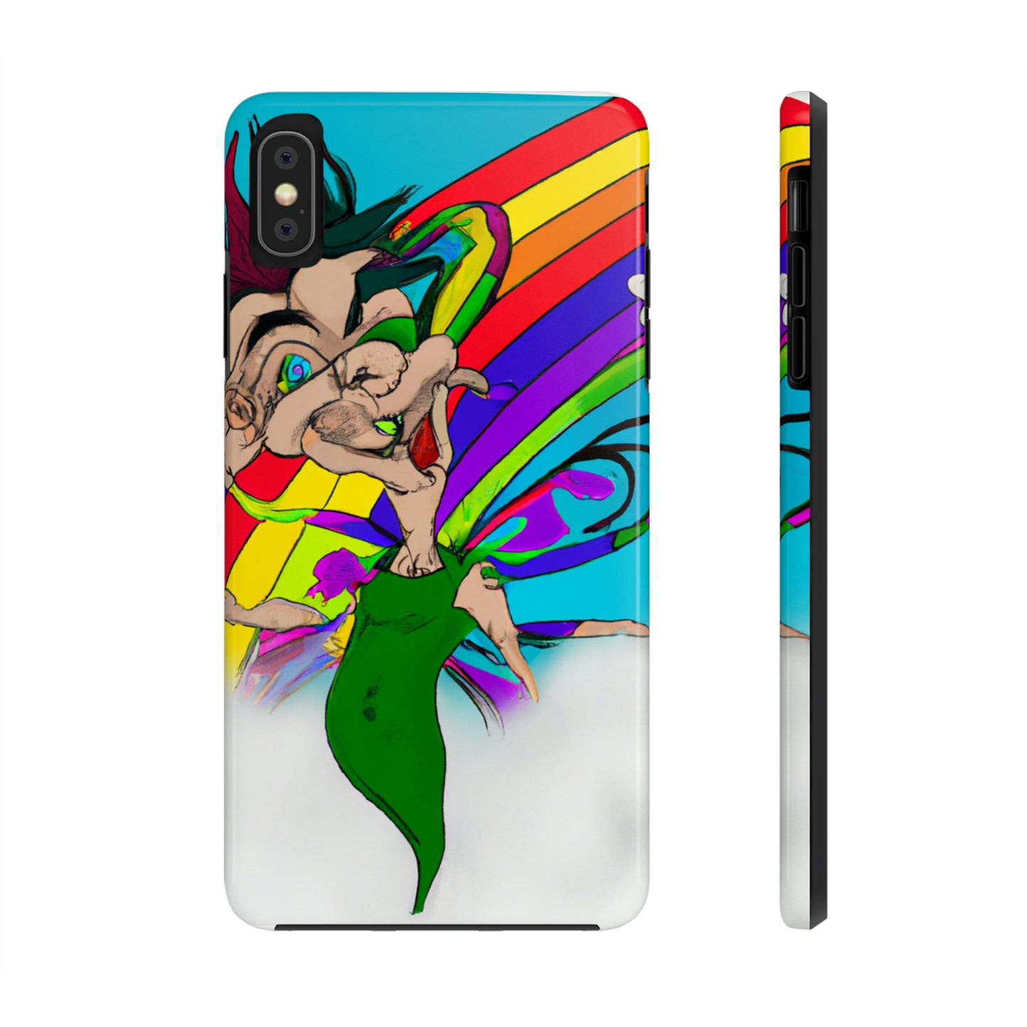 Rainbow Mischief Fairy - Die Alien Tough Phone Cases