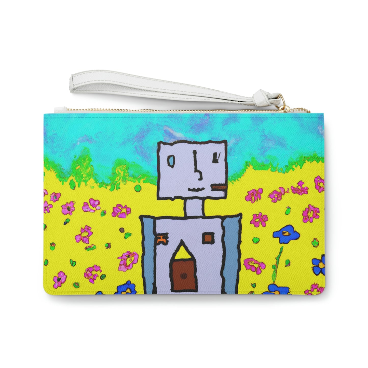 "Ein kleines Wunder in einem Blumenmeer" - Die Alien Clutch Bag