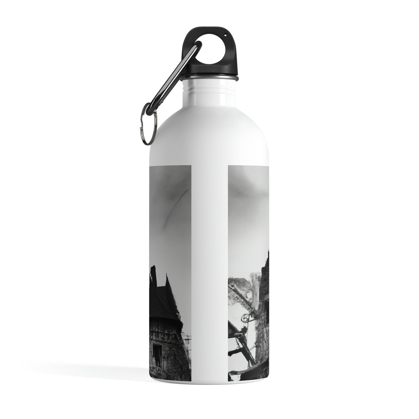 "Castle of Mystifying Secrets: A Haunted Adventure" - The Alien Stainless Steel Water Bottle