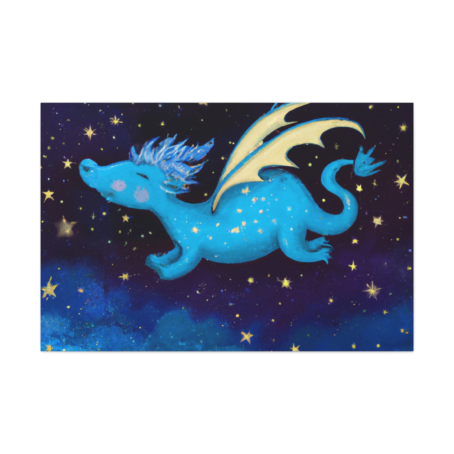 "Drifting Among the Stars: The Story of a Baby Dragon" - The Alien Canva