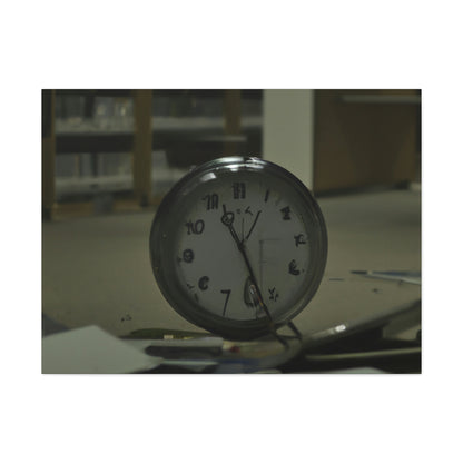 "El misterio del reloj de la biblioteca" - The Alien Canva