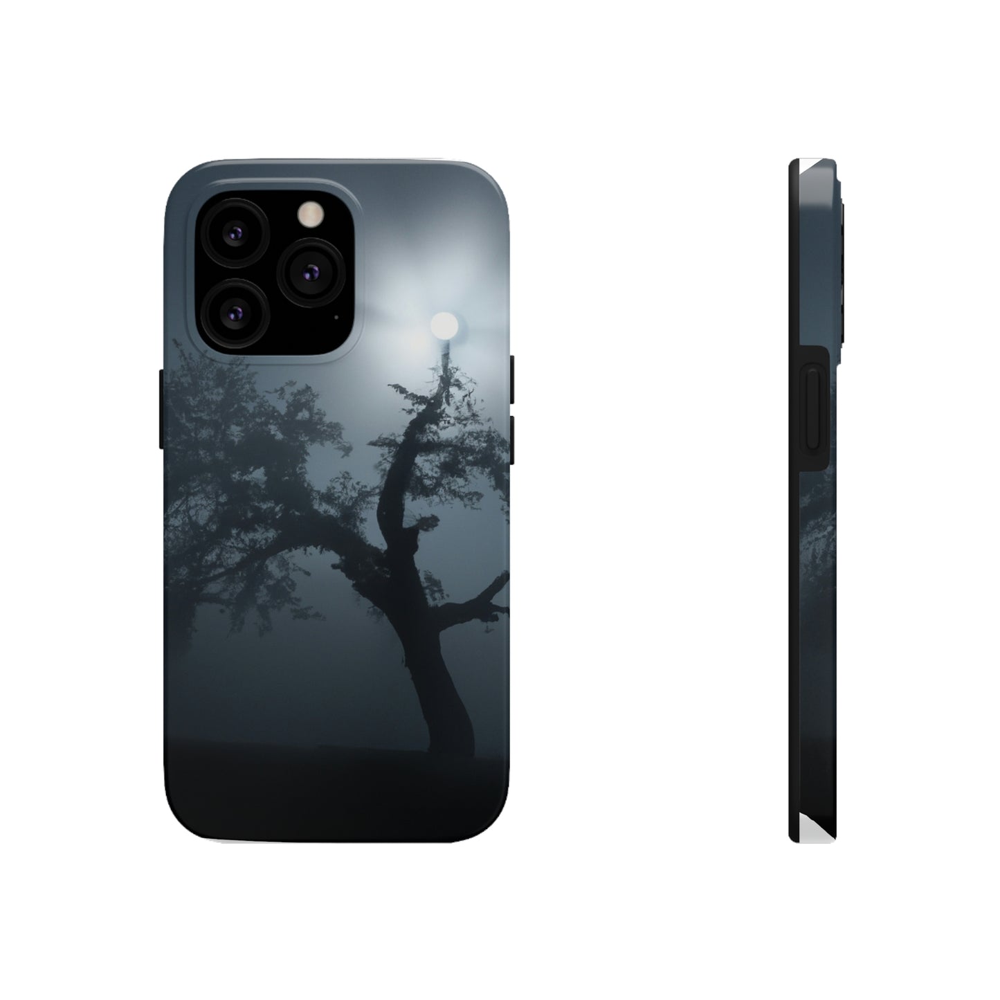 "Ein leuchtender Wächter im Nebel" - Die Alien Tough Phone Cases