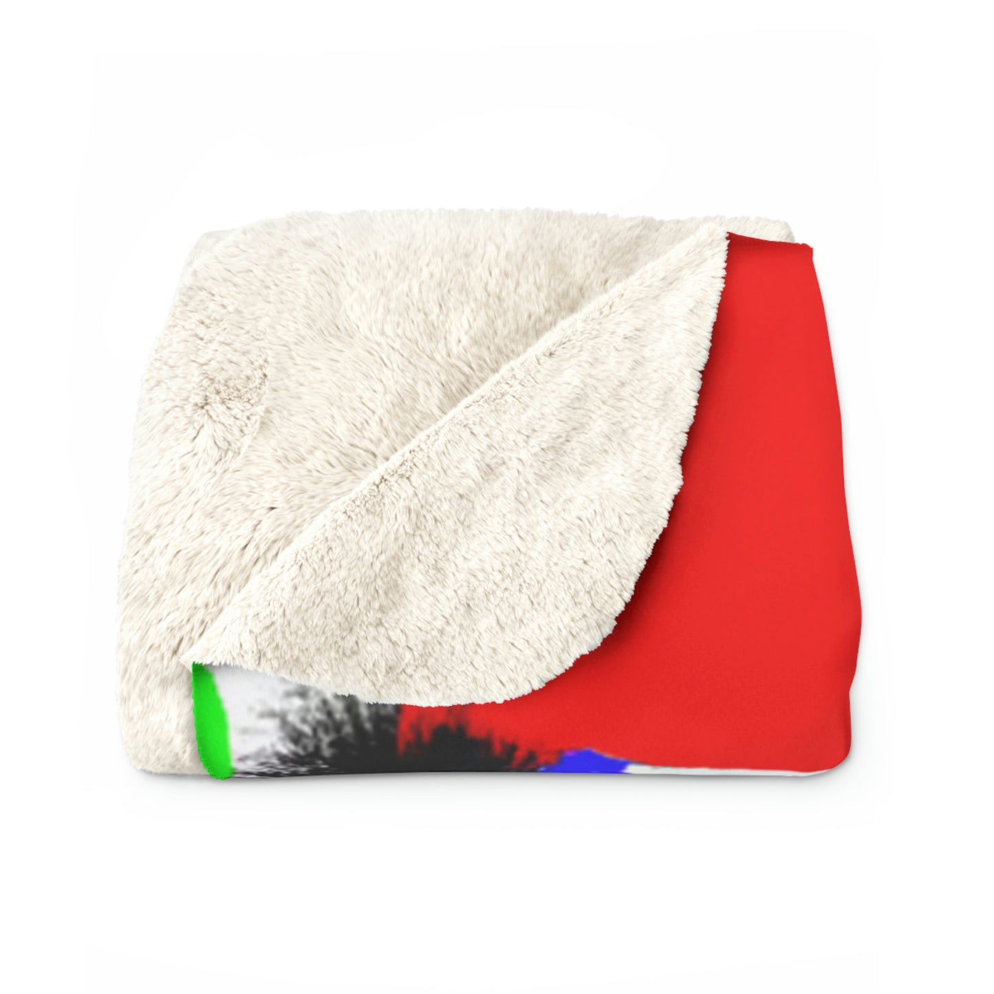 "Clowning Around in the Cold: A Winter Glove Story" - The Alien Sherpa Fleece Blanket