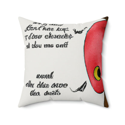 "The Roguish Apple Tree" - The Alien Square Pillow