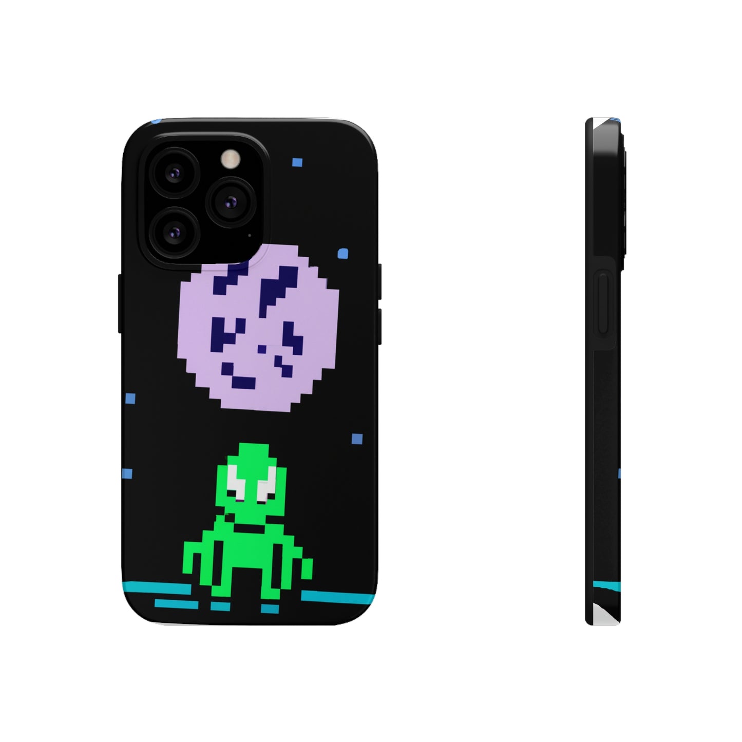 "Testigo solitario del cielo nocturno" - The Alien Tough Phone Cases Pixel Art