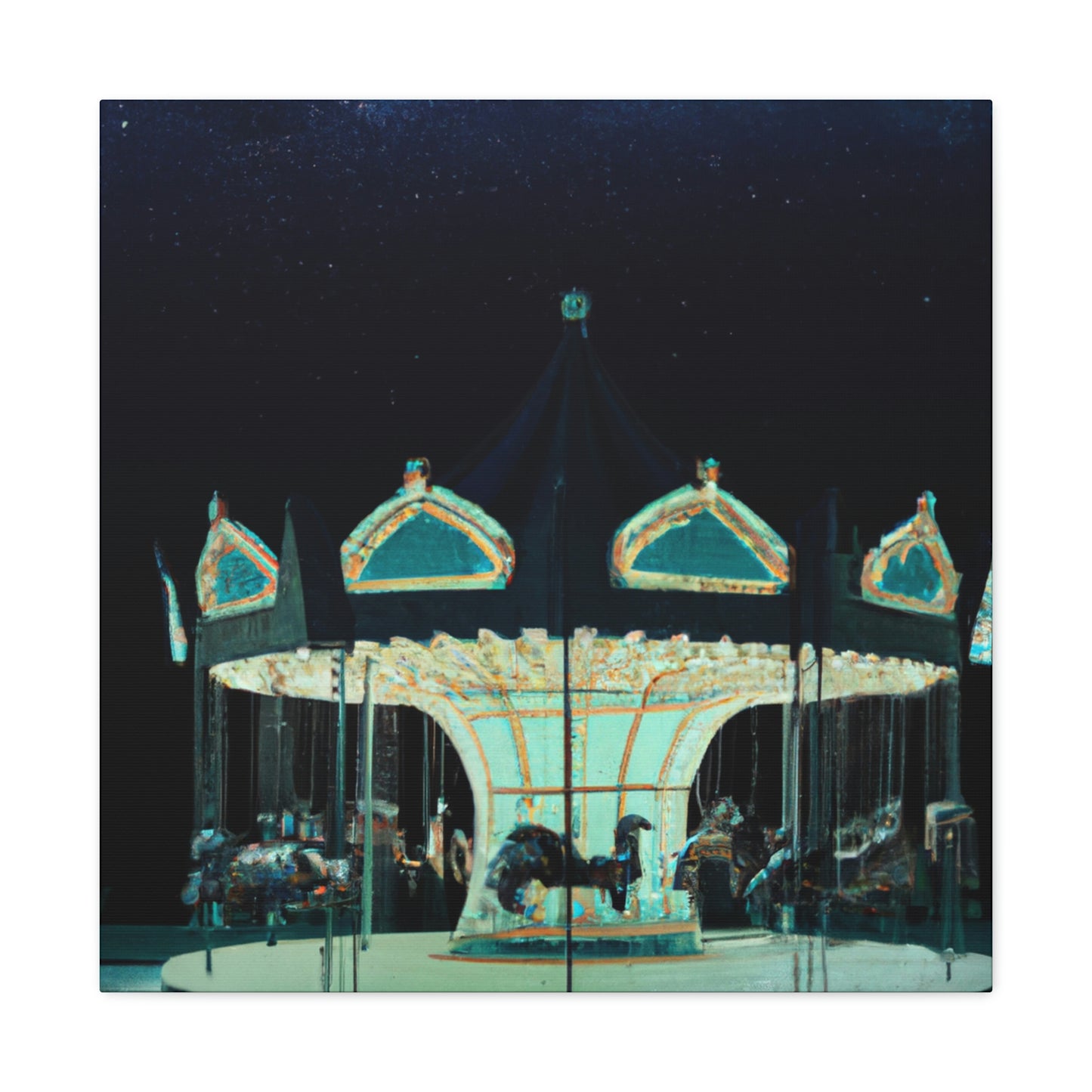 "A Lonesome Carousel Under Shining Stars" - The Alien Canva