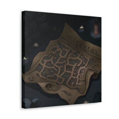 "The Secret of the Map's Puzzle" - The Alien Canva