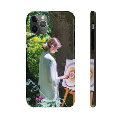 "Encantamiento en aceite: la visión de un bosque mágico de un joven artista" - The Alien Tough Phone Cases