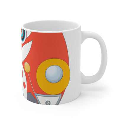 Robots and Us: A Journey Into Utopian Futures - The Alien Ceramic Mug 11 oz