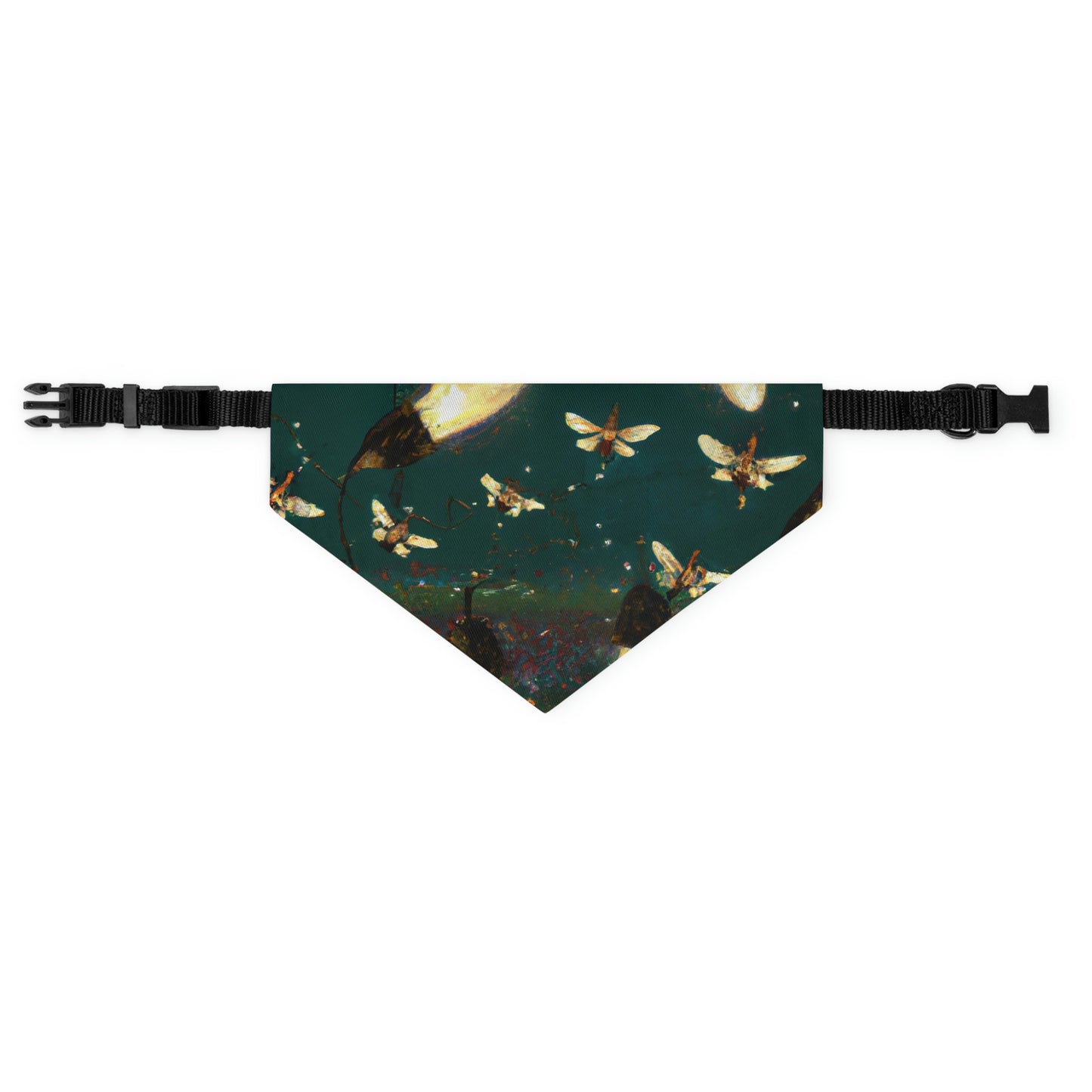 Twinkling Fireflies in the Evening Sky - The Alien Pet Bandana Collar