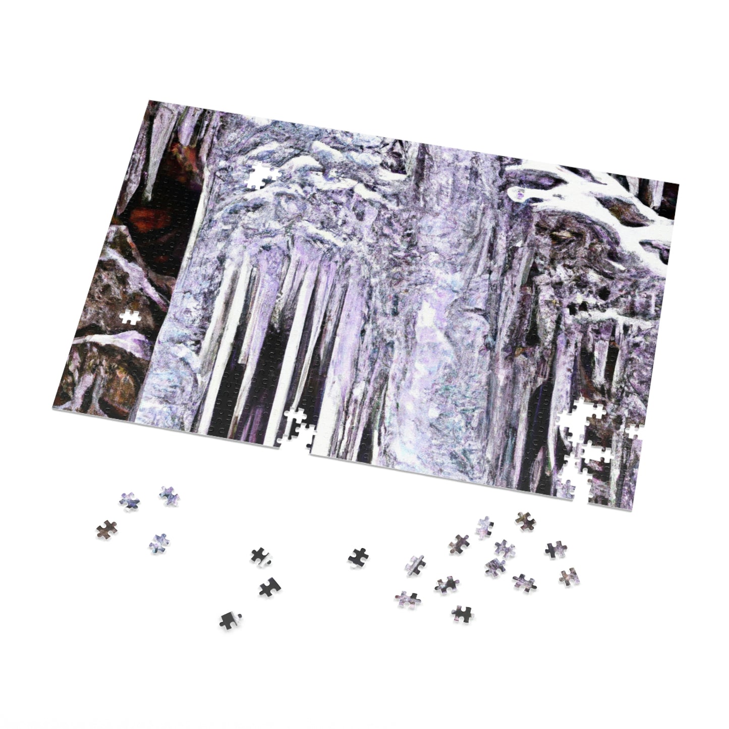 "Frost-Tipped Falls of Glistening Grief" - The Alien Jigsaw Puzzle