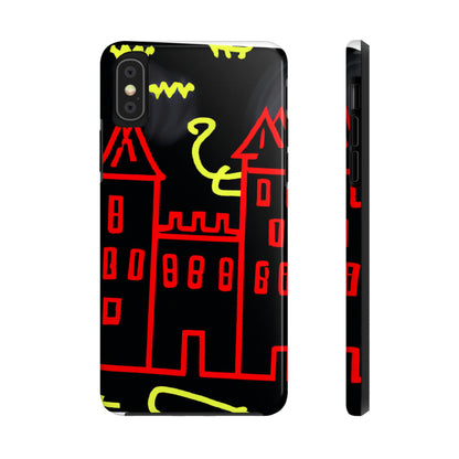 "A Haunted Shadow: The Dark Secrets of the Old Castle on a Gloomy Night" - The Alien Tough Phone Cases