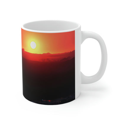 "The Last Light of a Forgotten City" - The Alien Ceramic Mug 11 oz