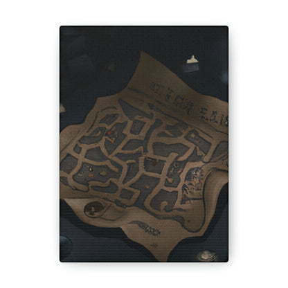 "The Secret of the Map's Puzzle" - The Alien Canva