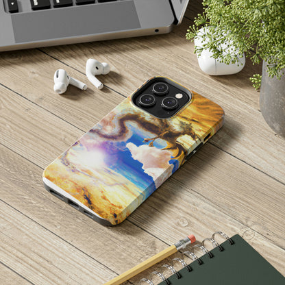 "A Heavenly Blaze with a Mystic Dragon" - The Alien Tough Phone Cases