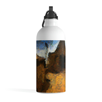 "Dusty Pilgrims at the Forgotten Shrine" - The Alien Stainless Steel Water Bottle