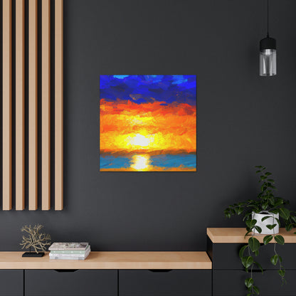 Sunrise Seascape Artist - Peter Ocean - Canvas