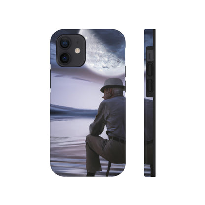 Moonlight Reflections on a Quiet Lake – Die Alien Tough Phone Cases