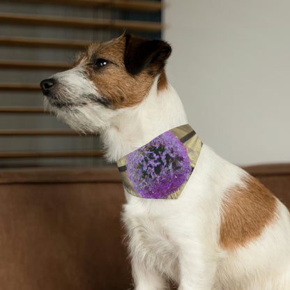 "A Blooming Miracle: Beauty in Chaos" - The Alien Pet Bandana Collar