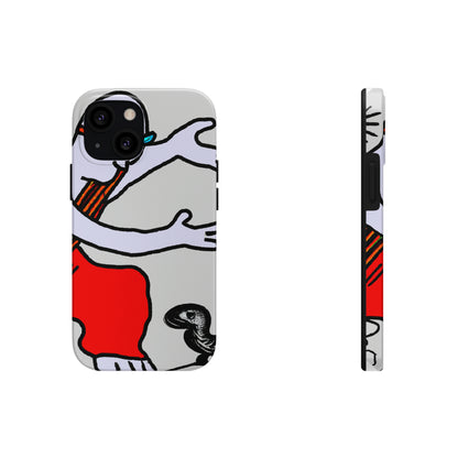 "A Blind Monk's Gentle Embrace of a Lost Dragonling" - The Alien Tough Phone Cases