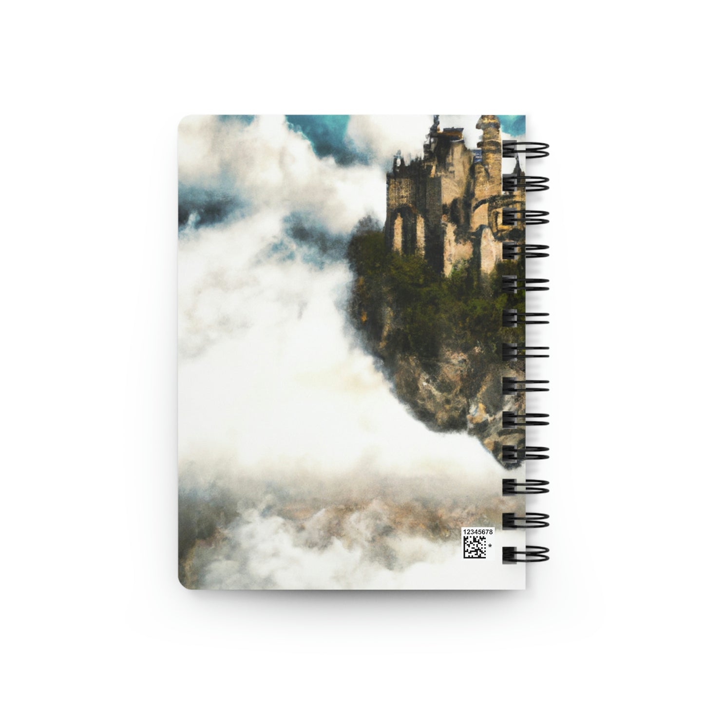 Mystic Castle in the Sky - The Alien Spiral Bound Journal