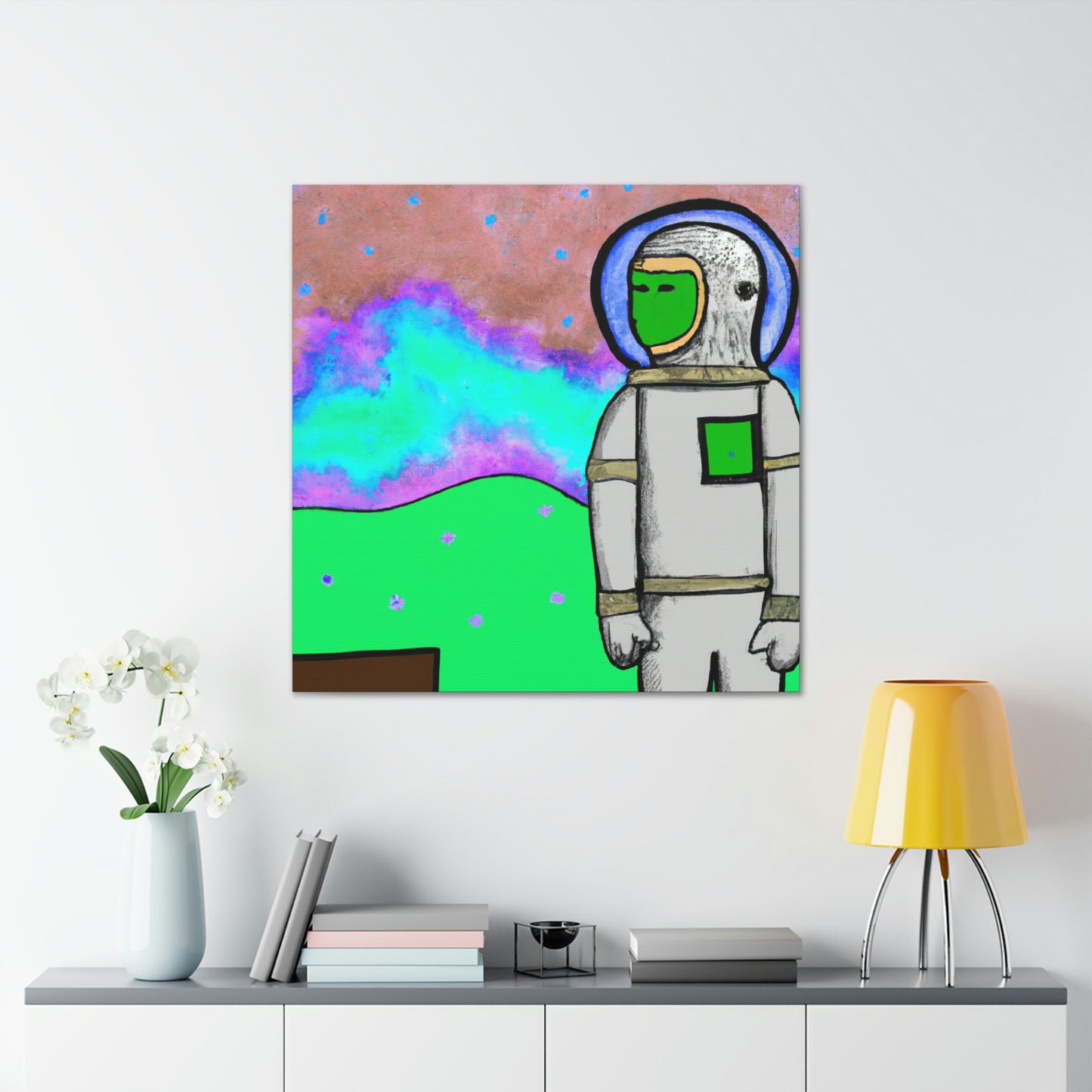 "Alone in the Alien Sky" - The Alien Canva