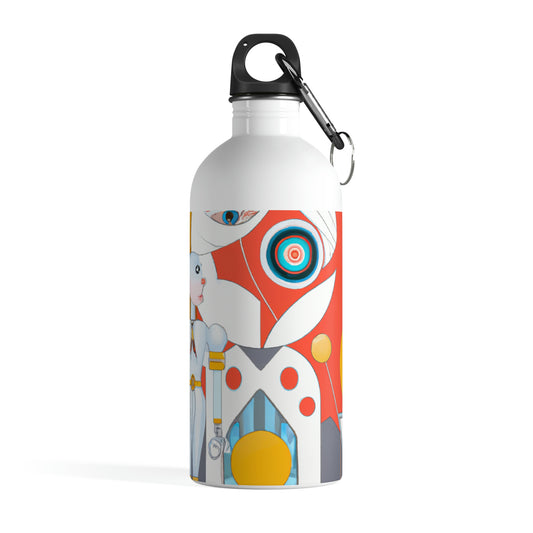 Robots and Us: A Journey Into Utopian Futures - The Alien Stainless Steel Water Bottle