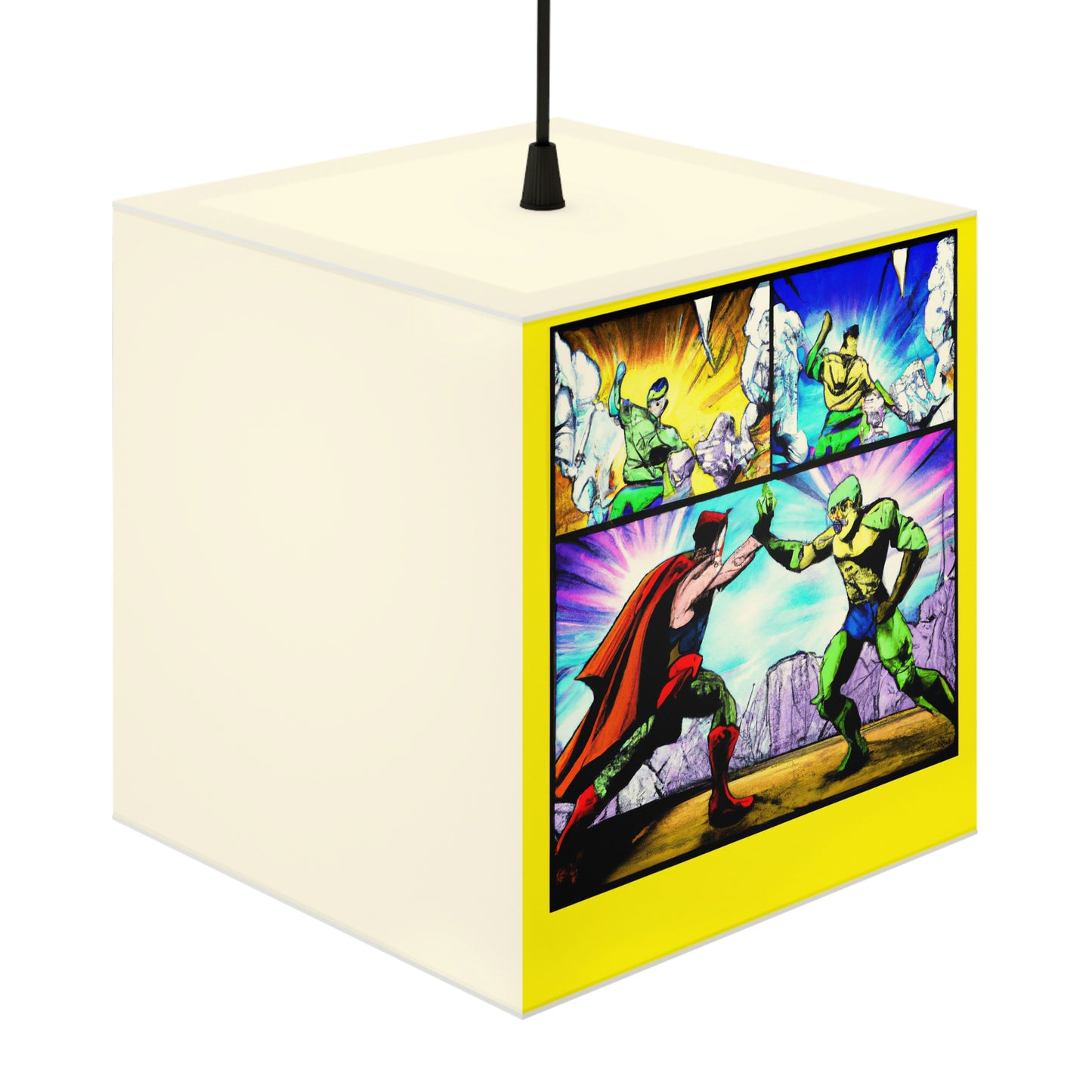 Superhero Showdown! - The Alien Light Cube Lamp