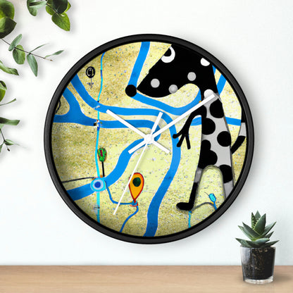 "A Lost Dog's Journey Home" - The Alien Wall Clock