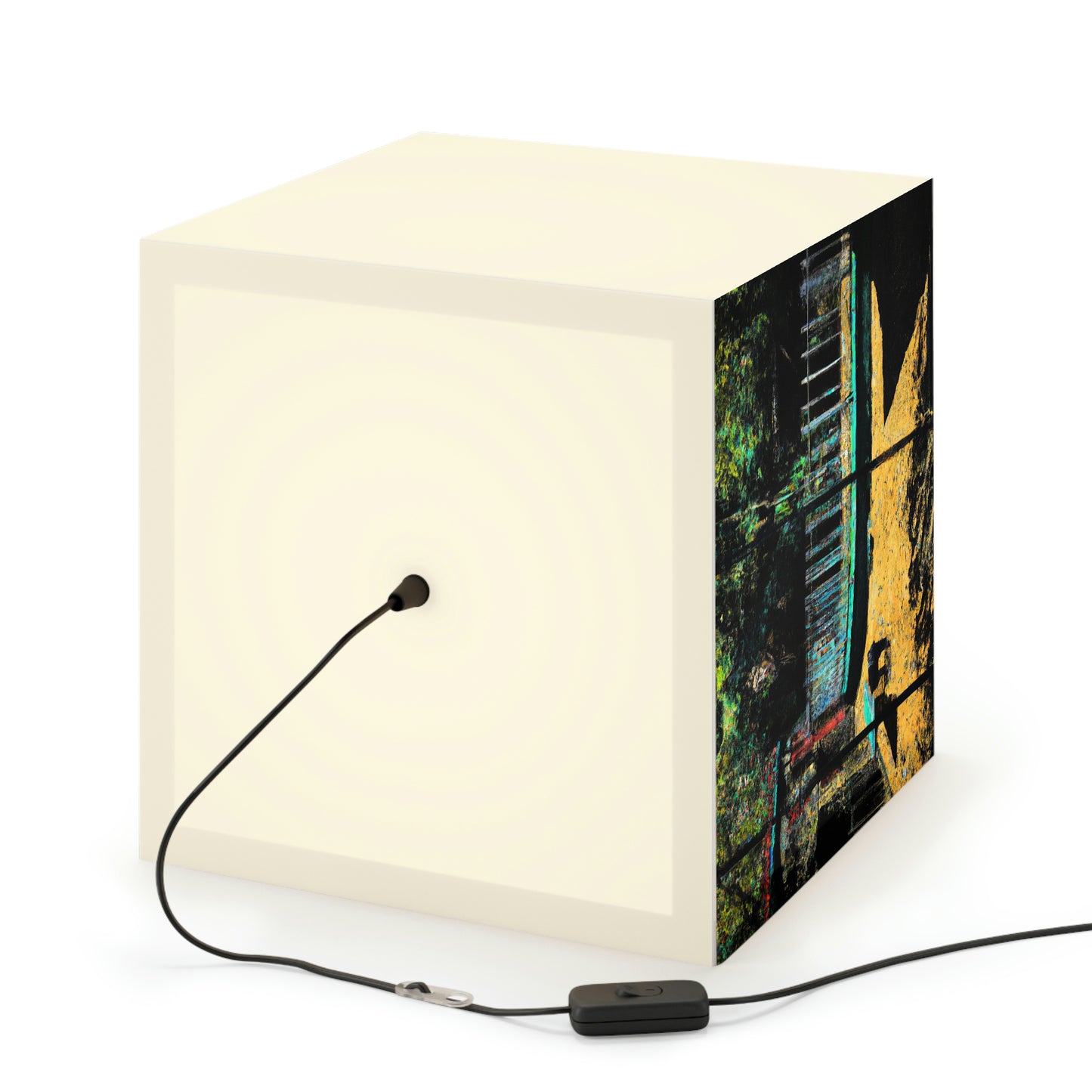 "Lost in the Shadows of Oblivion: A Journey Through the Abandoned Zoo" - The Alien Light Cube Lamp