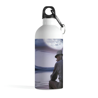 Moonlight Reflections on a Quiet Lake - The Alien Stainless Steel Water Bottle