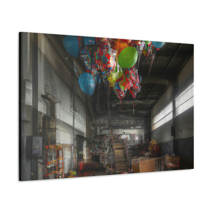 "The Ghostly Gasses of the Balloon Factory" - The Alien Canva