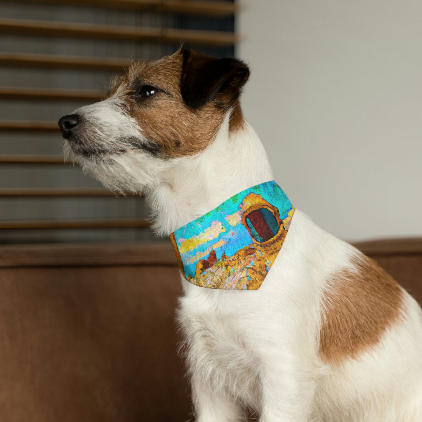 "Lost Among the Ruins" - The Alien Pet Bandana Collar