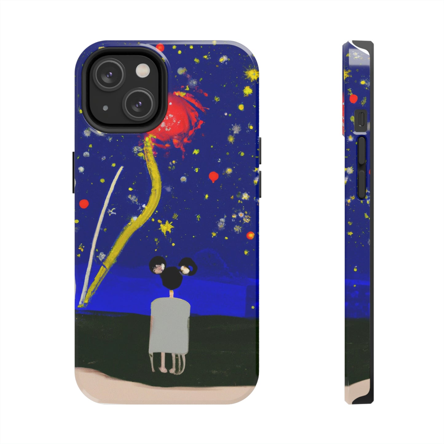 "A Spark of Solitude" - The Alien Tough Phone Cases