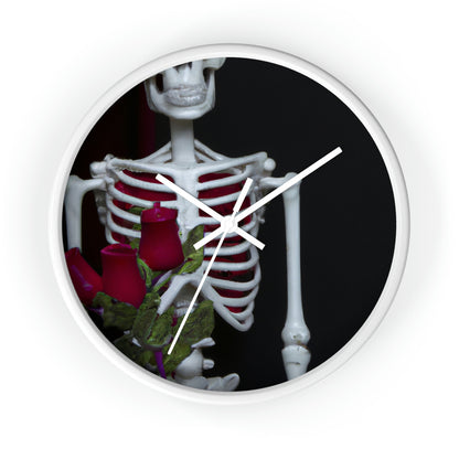 "The Skeletal Romantic" - The Alien Wall Clock