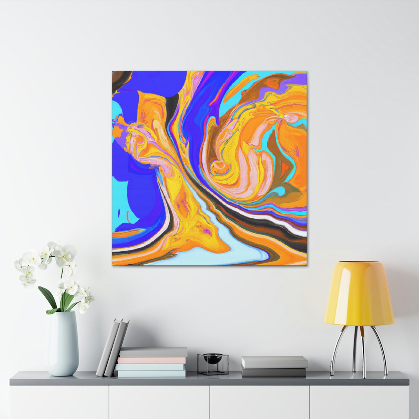 "Earth's Reflection: An Abstract Representation of Nature's Beauty" - The Alien Canva.