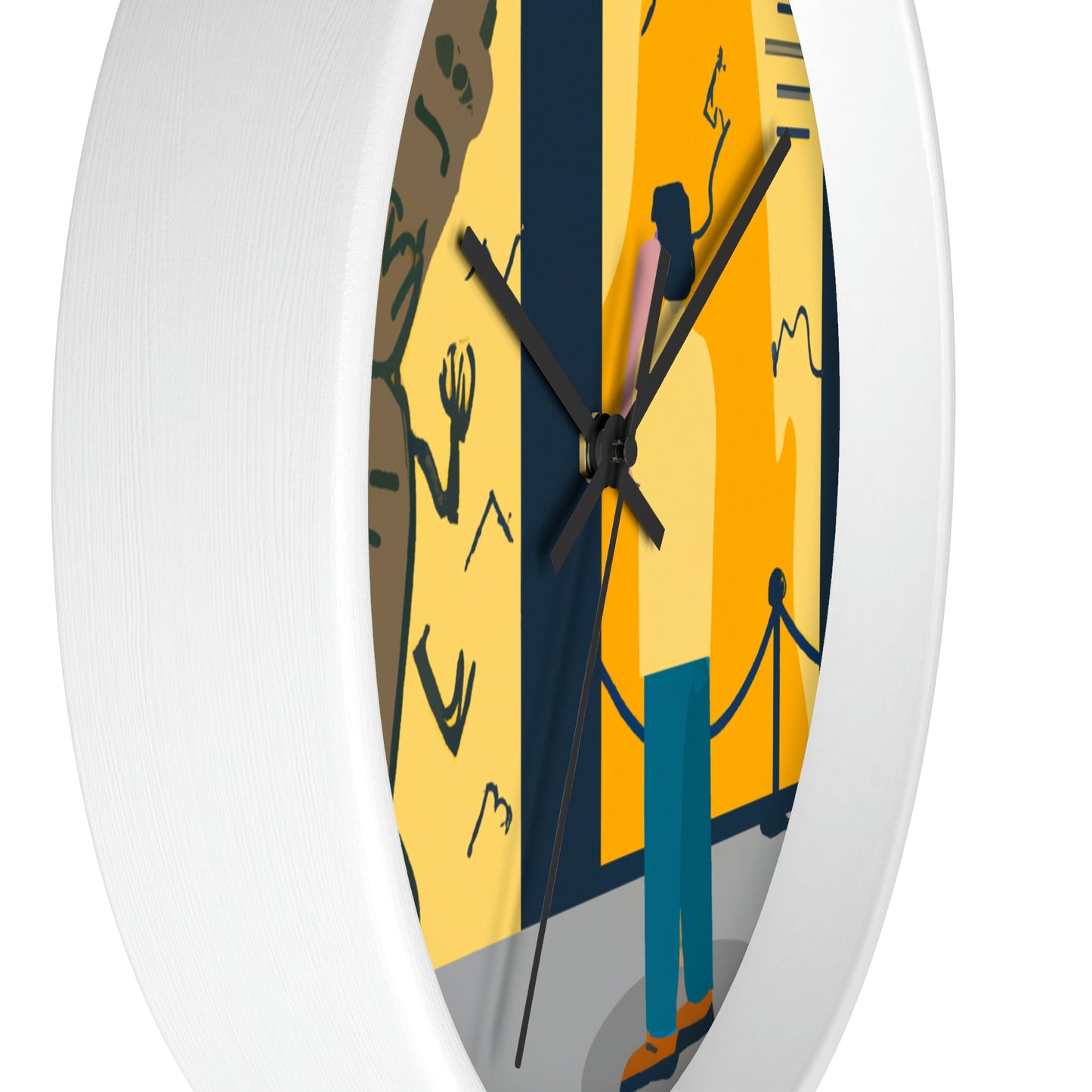 "Escape from the Museum Monster" - The Alien Wall Clock