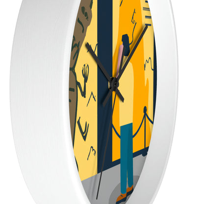 "Escape from the Museum Monster" - The Alien Wall Clock